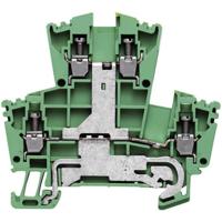 Weidmüller 1036300000-1 Randaardeleidingklem 2-etages Schroeven Groen-geel 1 stuk(s) - thumbnail