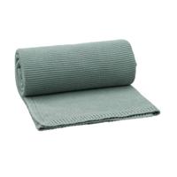 Fresk gebreide deken Uni Chinoise Green - thumbnail