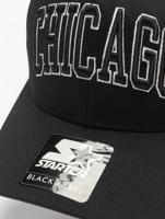 Starter / Flexfitted Cap Chicago in zwart - thumbnail