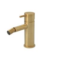 Hotbath Cobber Bidetmengkraan zonder Waste - Geborsteld Messing PVD - V01 - thumbnail