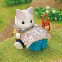 Playset Sylvanian Families Son and Baby Cat Latte - Secret Forest Adventure - thumbnail