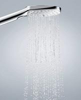Handdouche HansGrohe Raindance Select E 120 3jet Chroom Wit - thumbnail