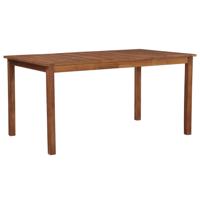 Tuintafel 150x90x74 cm massief acaciahout - thumbnail
