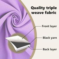 VidaXL Zwart-out gordijnen met ringen 2 pcs paars 225 x 140 cm - thumbnail