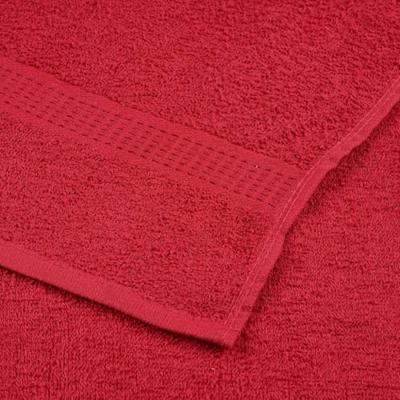 Saunahanddoeken 4 st 80x200 cm 360 g/m 100% katoen rood