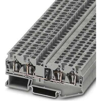 Phoenix Contact 3037795 Componentenserieklem 6.2 mm Spanveer Grijs 50 stuk(s)