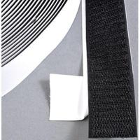 Klitteband klevend 30mm zwart haak 25m - thumbnail