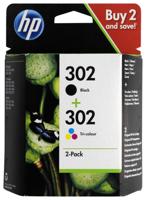 HEMA Cartridge HP 302 Zwart/kleur - 2 Stuks - thumbnail