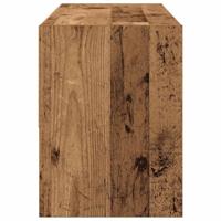 VidaXL Schoenenrek stapelbaar 89,5x30x40 cm oud houtkleurig - thumbnail