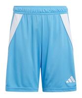 adidas Tiro 24 Voetbalbroekje Kids Lichtblauw Wit - thumbnail