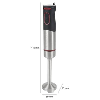 Profi Cook PC-SMS 1226 Staafmixer 1000 W Automatische start-stop RVS, Zwart