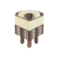 Voetensteun Home ESPRIT 40 x 40 x 45 cm - thumbnail