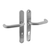 Intersteel Veiligheidsbeslag SKG3 smal geveerd kruk/kruk verkropt PC72mm kerntrekbeveiliging - RVS - thumbnail