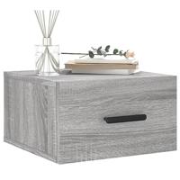Nachtkastjes 2 st wandgemonteerd 35x35x20 cm grijs sonoma eiken - thumbnail