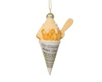 Kerstornament Puntzak Friet 1st - thumbnail