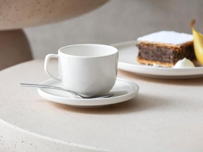 Villeroy & Boch Koffiekop en -schotel Afina 150 ml - thumbnail