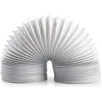 Nedis PVC Luchtafvoerslang | 100 mm | 3.00 m | Geschikt voor: Air Ventilation / Tumble Dryers | Wit - DRHO100WT30 - thumbnail