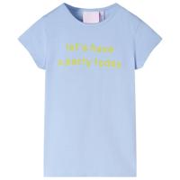 Kindershirt 92 lichtblauw - thumbnail