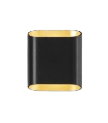 Modular Trapz LED Wandlamp - Zwart - Goud Modular Trapz LED Wandlamp - Zwart - Goud