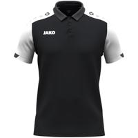JAKO 6370 Polo Dynamic - Zwart/Wit/Antraciet - S - thumbnail