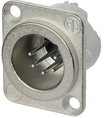 Neutrik NC5MD-LX XLR-connector Flensstekker, contacten recht Aantal polen: 5 Zilver 1 stuk(s) Neutrik NC5MD-LX XLR-connector Flensstekker, contacten recht Aantal polen: 5 Zilver 1 stuk(s)