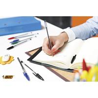 100x Bic Cristal balpen blauw medium - thumbnail