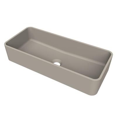 Arcqua Case Opbouw Waskom Rechthoek 60x26 Mat Klei Arcqua Arcqua Case Opbouw Waskom Rechthoek 60x26 Mat Klei Arcqua