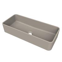 Arcqua Case Opbouw Waskom Rechthoek 60x26 Mat Klei Arcqua - thumbnail