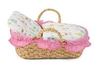 Gevlochten poppen draagmand - Lama - thumbnail