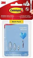 3M Command-strips, multipack Transparant Inhoud: 16 onderdelen - thumbnail