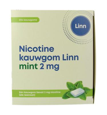Linn Nicotine Kauwgom Mint 2mg Linn Nicotine Kauwgom Mint 2mg