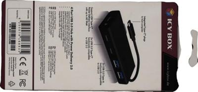 ICY BOX-HUB1426-USB hub 4 poorten USB C - thumbnail