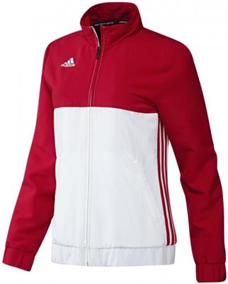 adidas T16 jack dames rood/wit