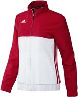 adidas T16 jack dames rood/wit - thumbnail