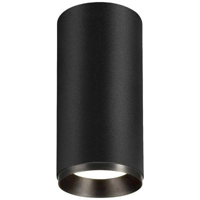 SLV OpbouwspotNuminos L cilinder zwart 3000K - 60gr - 1004324