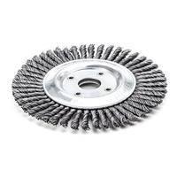 Lessmann Ronde borstel | gat d. 115 mm draaddikte 0,5 mm | staal 6 mm | 15.000 omw/min | 1 stuk - 472201EZ 472201EZ - thumbnail