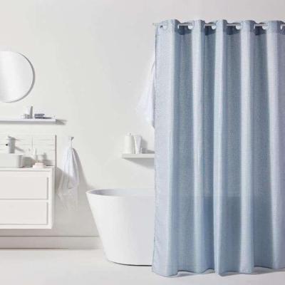 Douchegordijn TODAY Blauw Polyester 180 x 200 cm (12 Stuks)