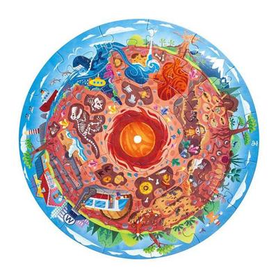 Hape ondergrondse wereld puzzel met licht - 36st. Hape ondergrondse wereld puzzel met licht - 36st.