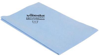 Vileda microvezeldoek MicroGlass, blauw, pak van 3 stuks Vileda microvezeldoek MicroGlass, blauw, pak van 3 stuks