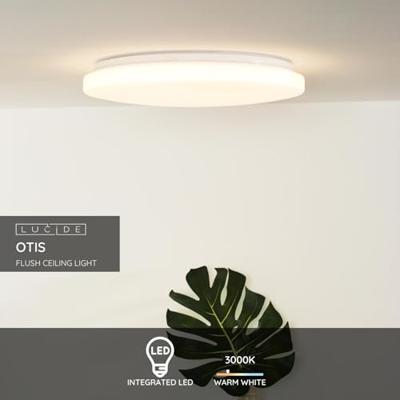 Lucide OTIS - Plafonnière - Ø 39 cm - LED - 1x32W 3000K - Opaal