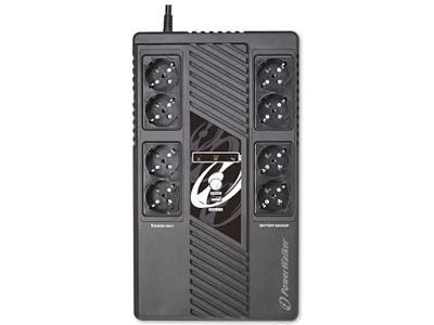 PowerWalker VI 600 MS Line-interactive 600 VA 360 W 8 AC-uitgang(en)