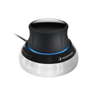 3Dconnexion SpaceMouse Compact 3D-muis USB Optisch Zwart, Zilver 2 Toetsen - thumbnail