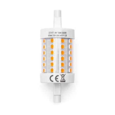 R7S LED Lamp - 8 Watt 1055 Lumen - 78mm - 3000K Warm wit - Vervangt 100 Watt - Staaflamp - Incl. ventilatieroosters