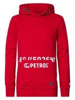 50% korting - Petrol Industries Jongens Hoodie met logo artwork Urban Red - 92 - thumbnail