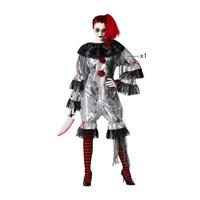 Kostuums voor Volwassenen Grijs Clown - Maat: M/L - Maat: M/L - thumbnail
