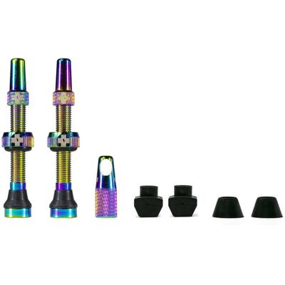 Muc-Off Muc off tubeless valve v2 sv (44mm) colour: rainbow aluminium