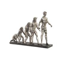 Decoratieve figuren DKD Home Decor Origin of Species Zilverkleurig Verchroomd 55 x 18 x 42 cm - thumbnail