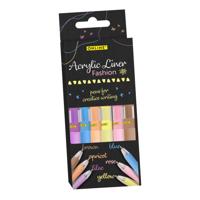 Acrylliner online fashion assorti 6 stuks - thumbnail