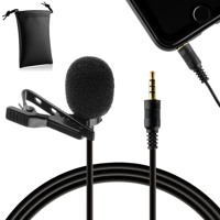 Speldmicrofoon voor iPhone en Android smartphones - thumbnail