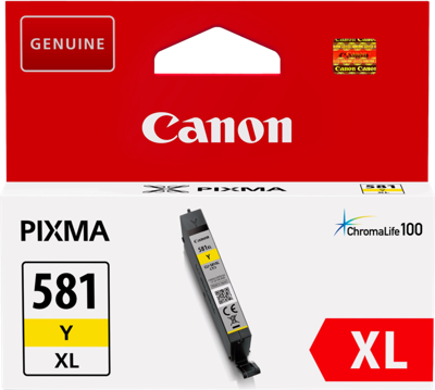 Canon inktcartridge CLI-581Y XL, 199 foto's, OEM 2051C001, geel